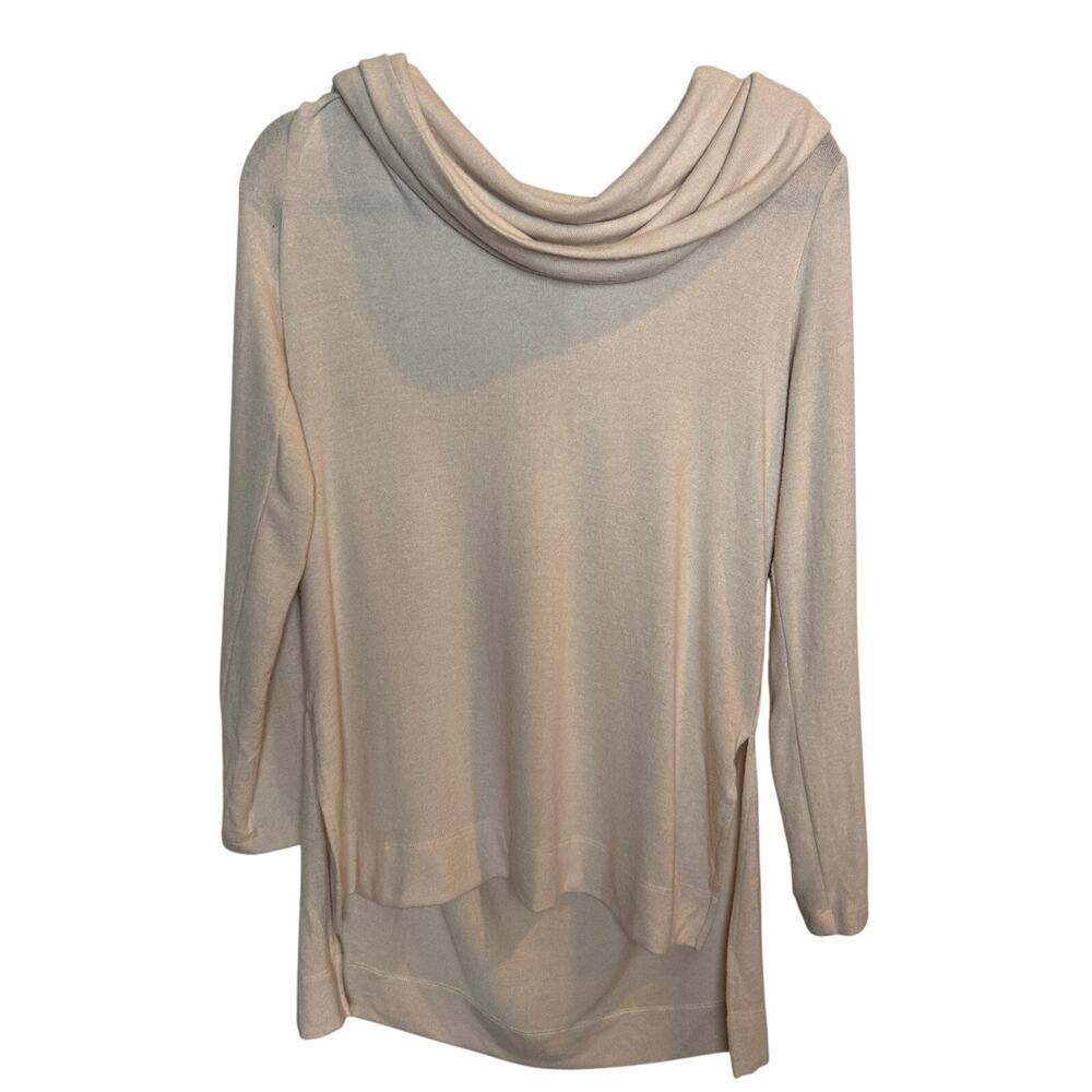 Michael Stars Large Tan Neutral Tunic With Hood Travel Stockholm